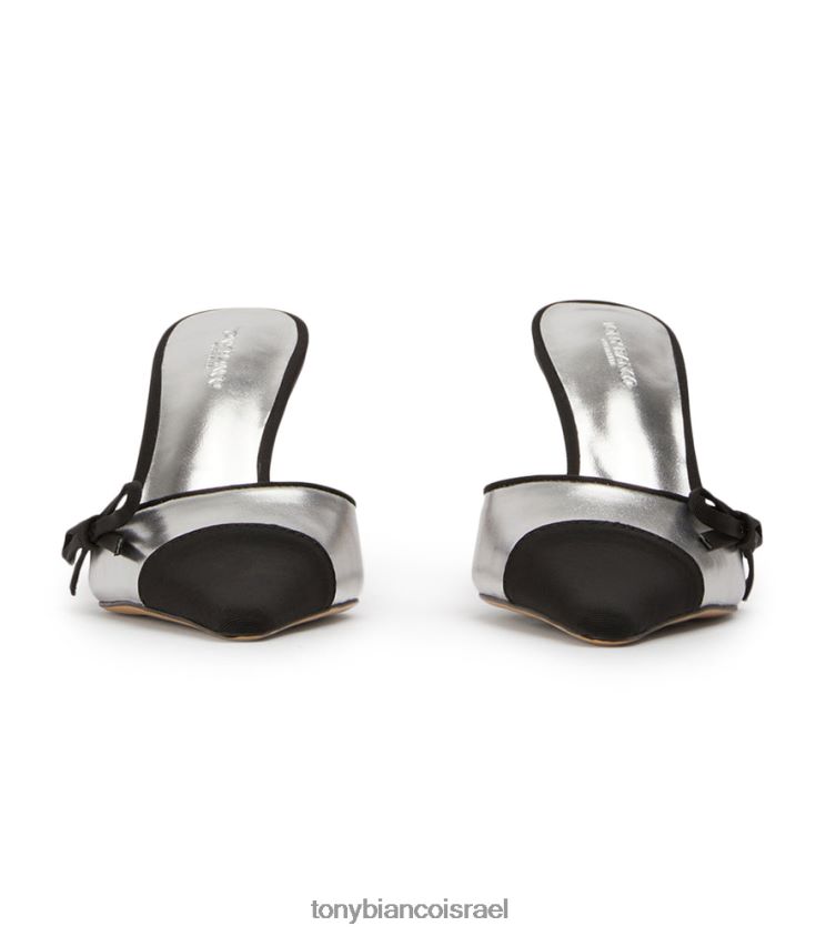 עקבים נמוכים | נשים כסף שחור Tony Bianco עקבים של שירלי 8BNR8T271